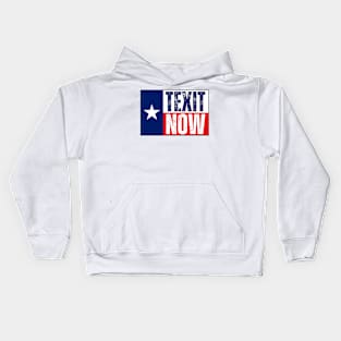 Texit now Kids Hoodie